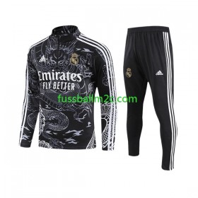Real Madrid Dragon Schwarz Sweatshirts Anzüge 2023-2024